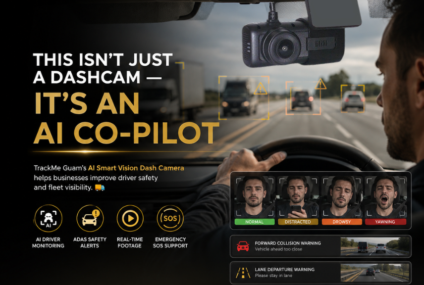 AI Dash Cameras Guam: Improve Fleet Safety & Driver Monitoring